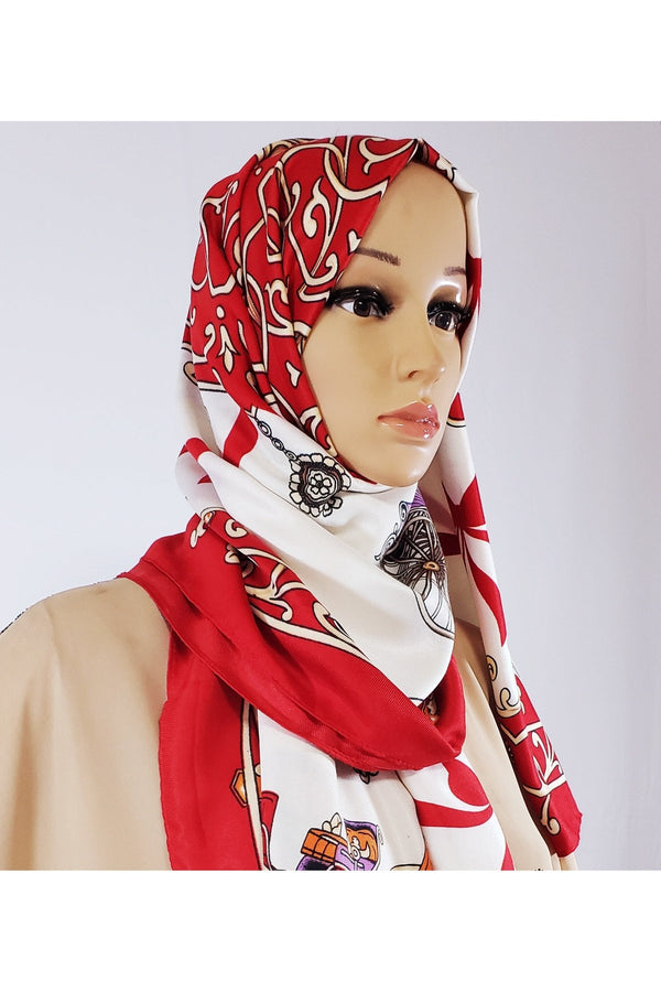 Women Muslim long shawl hijab head wrap