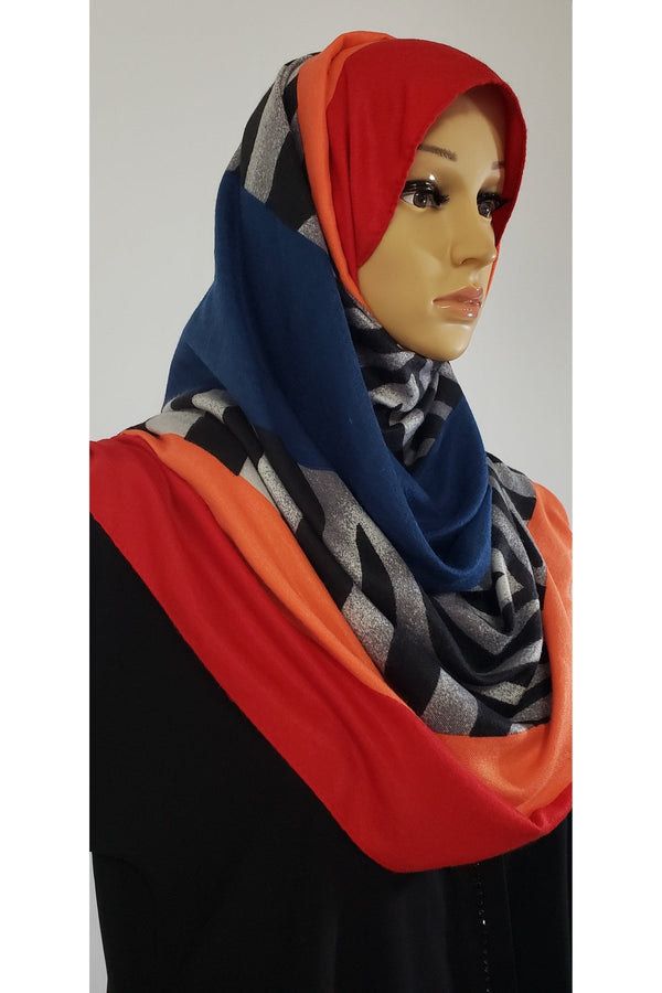 Women long shawl hijab head wrap