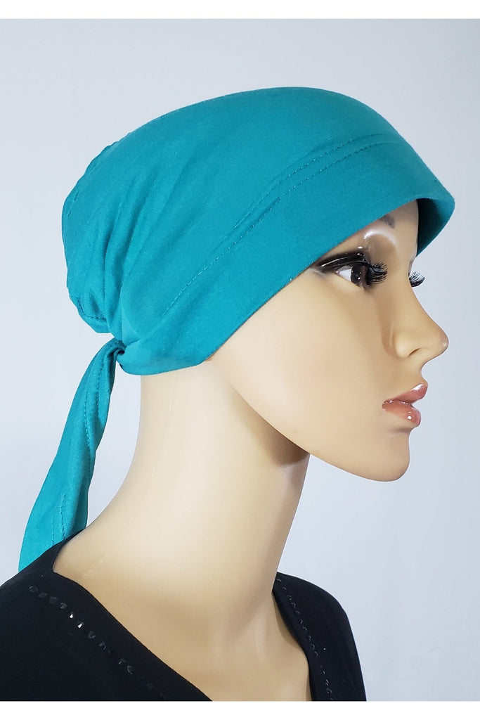 Women under hijab head cap set of two